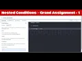 Nested Conditions Grand Assignment - 1 String Repetition