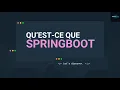Introduction a Spring Boot Definition et Fonctionnalites