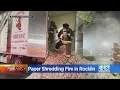 Paper Shredding Fire Knocked Down In Rocklin