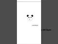 Panda face graphics using python turtle