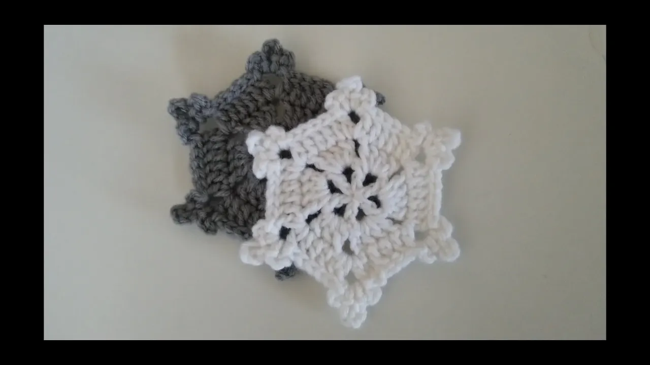 How To Crochet a Snowflake Tutorial