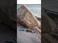 Exit 62 Boulder a k a The Hard Man boulder Long Island Bouldering