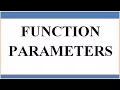 function parameters in hindi function arguments in hindi parameters in c parameters in c