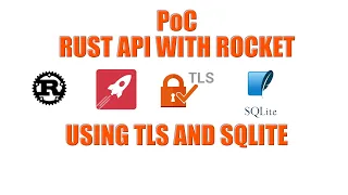 Rust API with TLS Proof Of Concept with a little SQLite