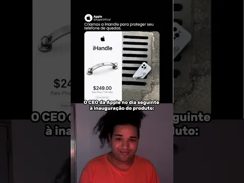 O iHandle de US$ 249 da Apple é genial 💀