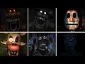 The Glitched Attraction - All Jumpscares Deaths