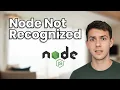 Node is not Recognized Error FIXED in Windows 2026 Node js NPM Working
