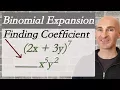 Binomial Expansion Finding Coefficient