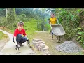 Download Lagu Timelapse - Day 18 , Two Sisters Help Build Concrete Farm Road – My Bushcraft Adventure
