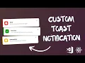 How to Create a Custom Toast Notification in React React Tutorial For Beginners