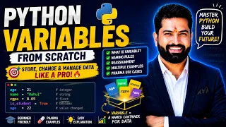Learn Python Variables from Scratch Python for Beginners