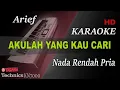 Download Lagu ARIEF - AKULAH YANG KAU CARI ( NADA RENDAH PRIA ) || KARAOKE KN7000