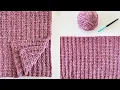 Crochet Velvet Ribbed V-Stitch Baby Blanket
