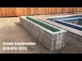 Playa del Rey Fire Pit Installation by Crown Construction 818-974-3210