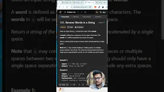 Reverse Words in a String - LeetCode 151