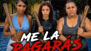 Tiré a Perla-La Rubia y la Comadre a la piscina 🤣 (broma épica) 