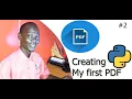 How to Create PDF Files in Python - Creating my First PDF File