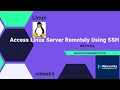 Access Linux Server Remotely Using SSH - Putty Windows CMD GitBash MobaXterm