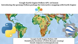 GEE Tutorial - How to Run Google Earth Engine Using Python API in Jupyter Notebook