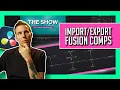 How to Fusion Comps from DaVinci Resolve - Save Fusion Compositions to use Later