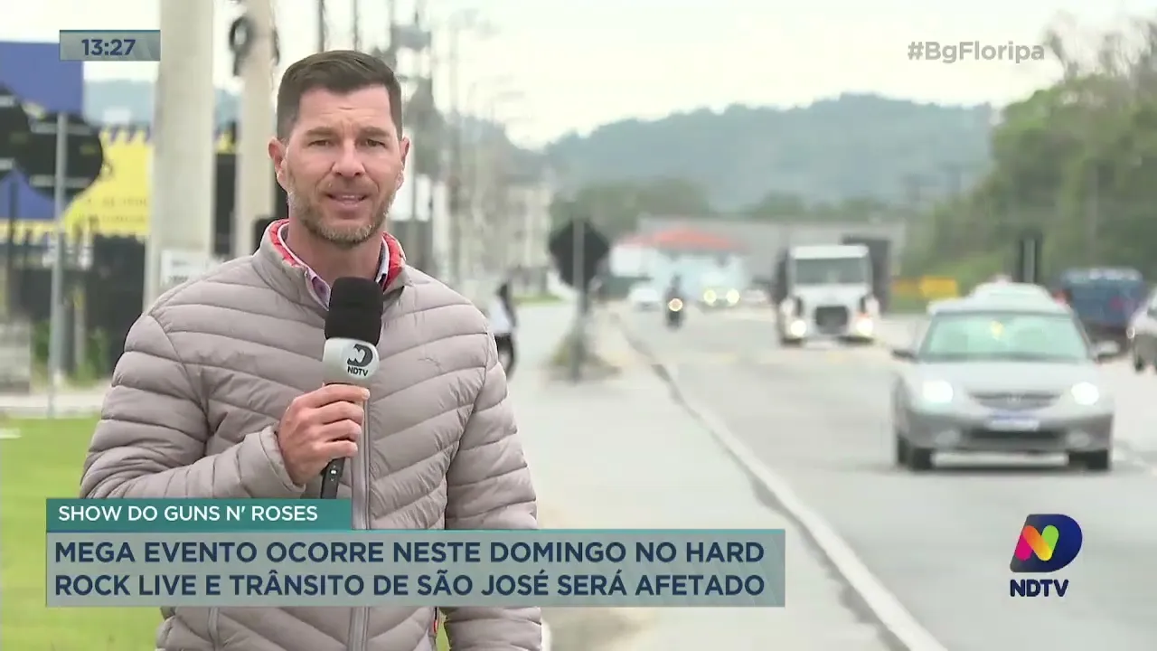 Show do Guns n' Roses: mega evento ocorre neste domingo e trânsito de São José será afetado