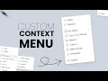 Custom Context Menu Custom Right Click HTML5 CSS3 Zia Codes