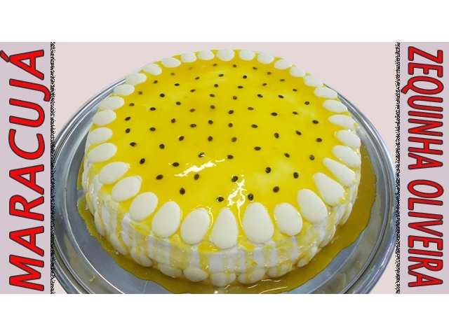 BOLO DE MARACUJÁ PARA ANIVERSÁRIO PASSO A PASSO
