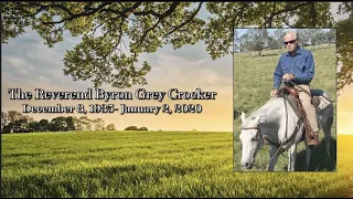 The Reverend Byron Crocker Keepsake