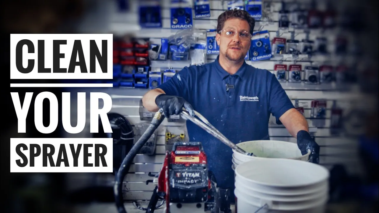 HOW TO CLEAN A SPRAYER | Airless Paint Sprayer Tips | Titan 440