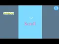 How To Create a Scroll Down Button Animation HTML and CSS Tutorial practise code