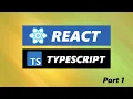 React Typescript Tutorial - Todo list project
