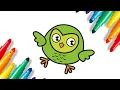 Relaxing Owl Coloring Pages for Kids Adults