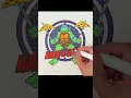 TMNT Coloring Pages Masterpiece In Progress