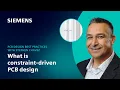 What is constraint-driven PCB design