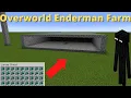 Early Game Overworld Enderman Farm Tutorial Minecraft 1 21