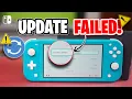 Unable to Update Nintendo Switch Lite Fix Switch Lite Update Problem