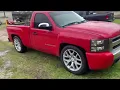 2007 silverado drop on 22s