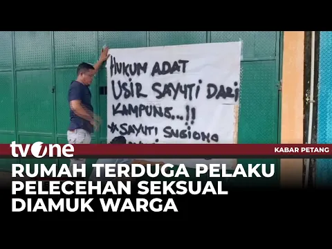 Bawa Senjata Tajam, Warga Satroni Rumah Terduga Pelaku Pelecehan