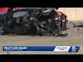 Multiple hurt in six-vehicle crash in Racine