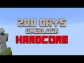 Surviving 200 Days in One Block Skyblock