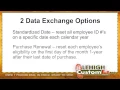 LEHIGH CUSTOMFIT - WHAT IS DATA EXCHANGE