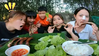 Làm Thịt Sườn Nướng Ra Mắt Thành Viên Mới Tuyền Ơi Lên Sài Gòn Thăm Triệu Di Tú