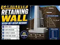 Complete Design of a Cantilever Retaining Wall Series 3 - Step-by-Step Structural Design