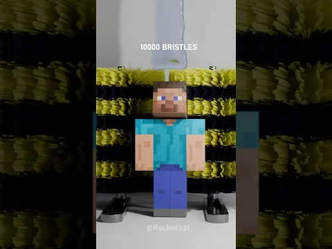 Steve in the Quick Wash 💦 | Blender #asmr#3d#minecraft
