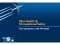 60th ALPA Air Safety Forum - Pilot Health Occupational Safety