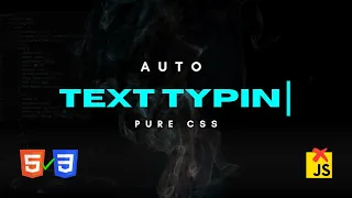 Learn How to Create a Typing Text Animation Using Only CSS This Text Types Itself Pure CSS Magic