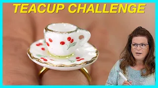 Can I Sculpt This Ring? 3D Acrylic Teacup Challenge