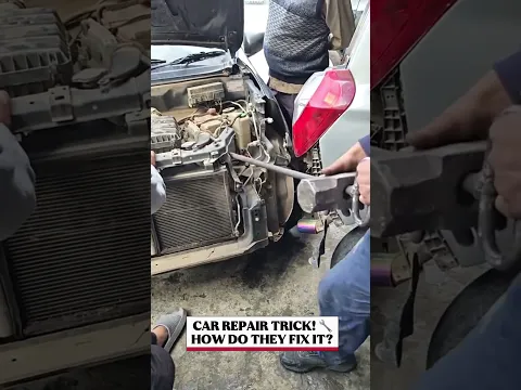 how mechanics repair cars! 🔧 #shorts #carrepair #mechanic #autorepair #automotive #carmaintenance
