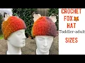 crochet fox beanie for toddler and adult crochet fox hat that your child will look even more cuter