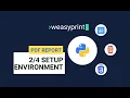 Weasyprint Build Beautiful PDF Report - Setup Environment